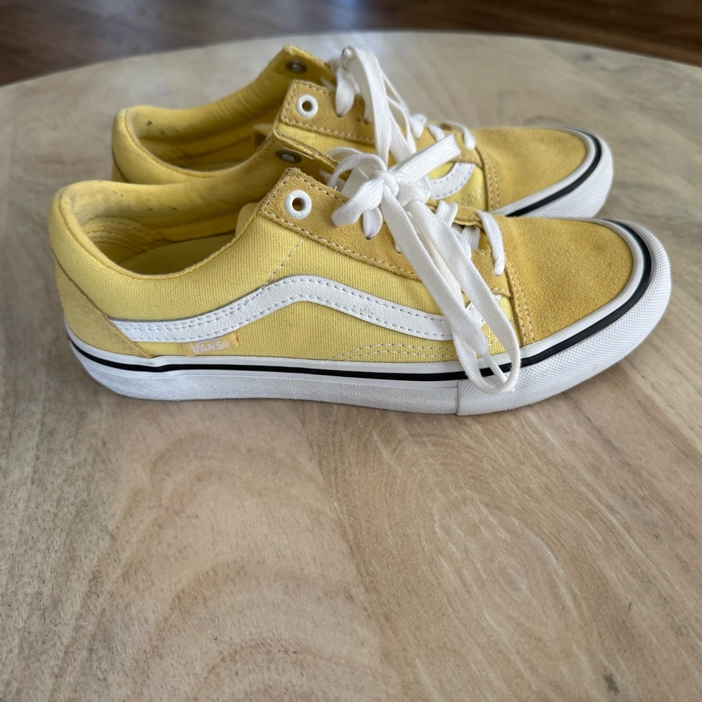 Vans Old Skool Pro UltraCush Yellow men’s 6 women’s 7.5 - Picture 4 of 6